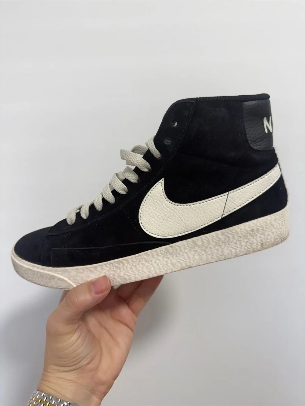 Nike Black & White High-Top Sneaker